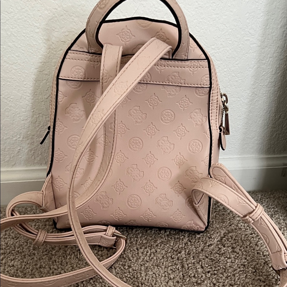 GUESS Blush Embossed Backpack - Picture 2 of 4
